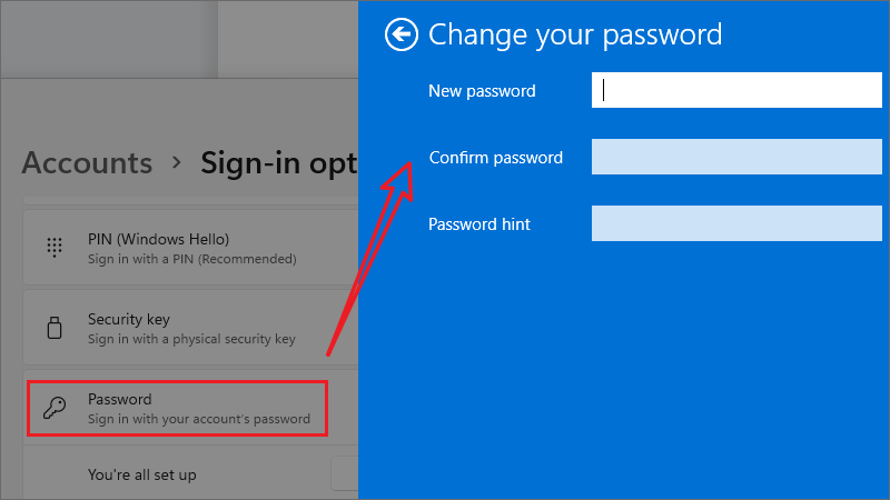 delete windows 10 password