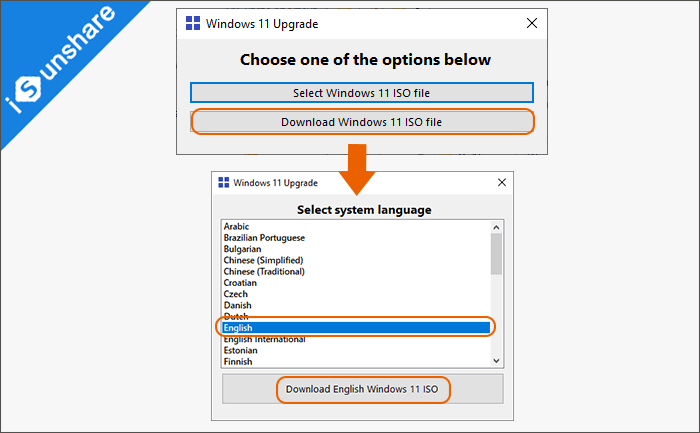 download English Windows 11 ISO