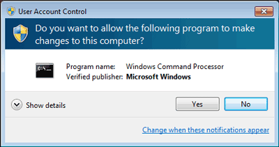 run command prompt as administrator