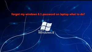 forgot laptop Windows 8 password