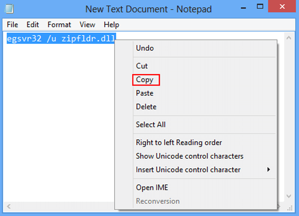 copy command