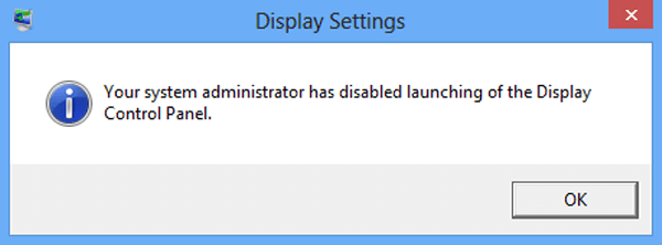 the setting to change desktop icons disabled