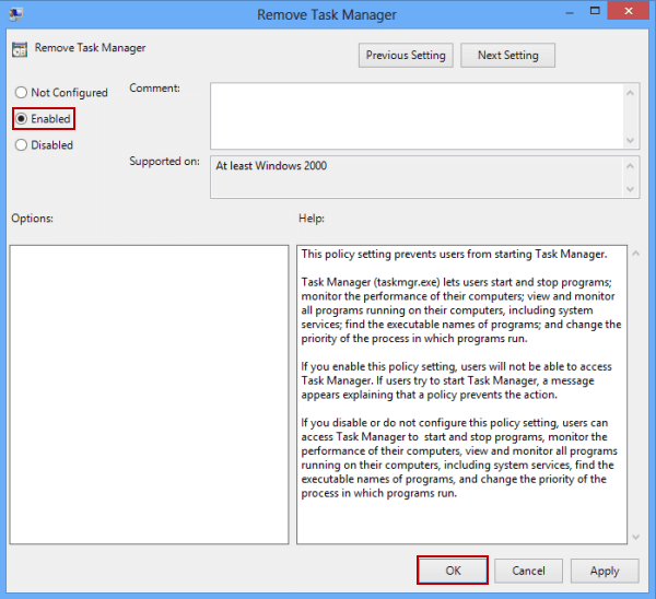 enable remove task manager setting