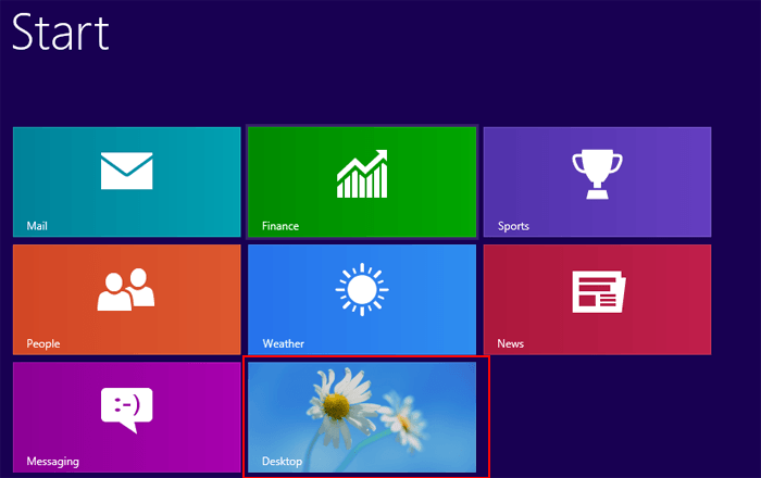 choose desktop icon