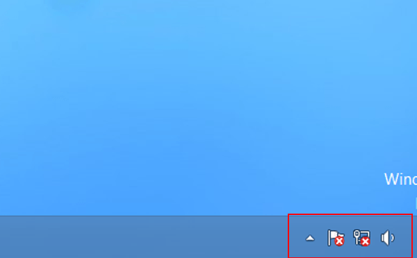 no keyboard icon on taskbar
