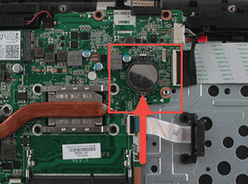 remove motherboard cell