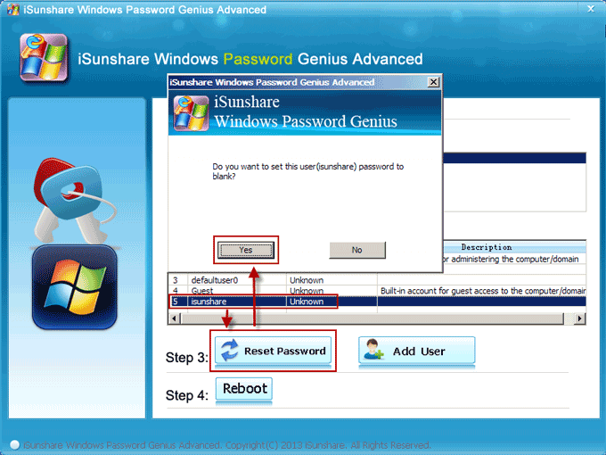reset surface 3 tablet password with Windows Password Genius Advanced