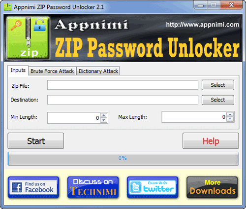 free zip password unlocker