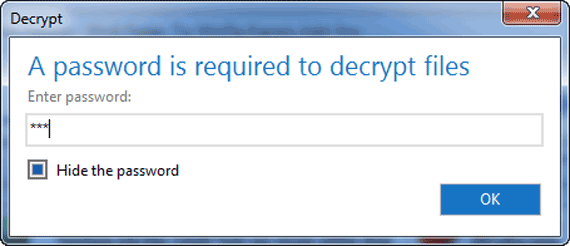 Enter Password For Encrypted File Hack