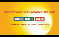 how to use Office Password Genius Advanced