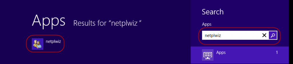 netplwiz