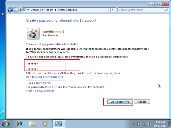 How to Set Administrator Password in Windows 7