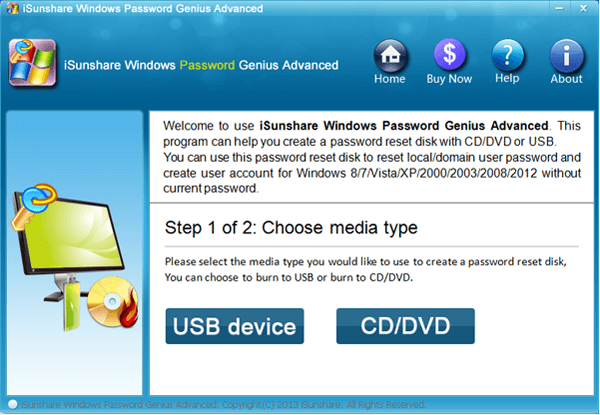 select usb device