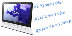 factory reset sony vaio tap 20