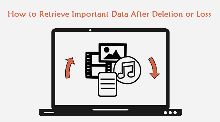 retrieve data after deletion or loss
