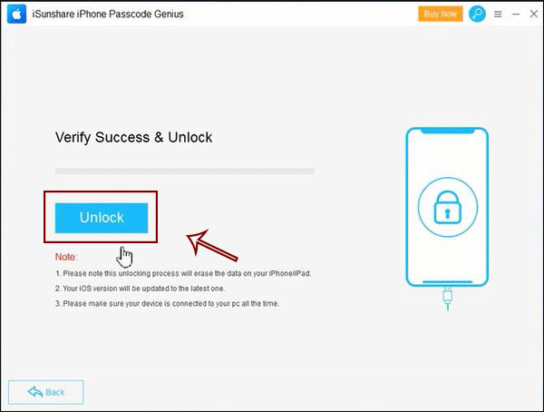 unlock and erase iPhone