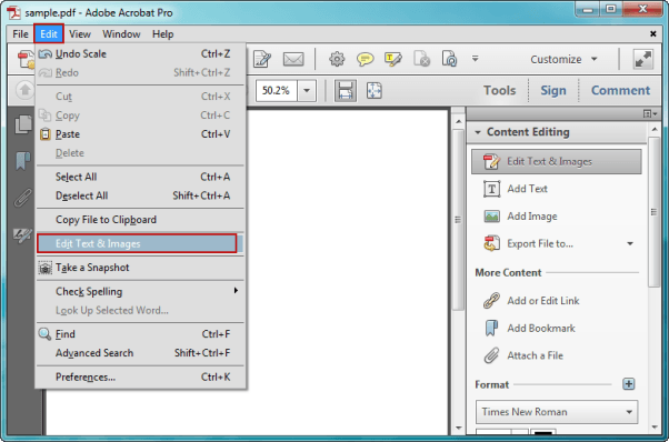 download adobe acrobat reader with edit option