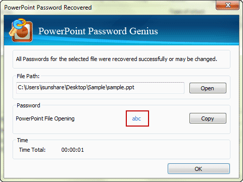 recover encrypted ppt or pptx file password