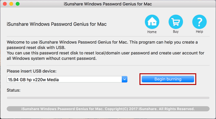 create a password reset disk on mac