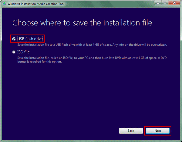 create installation media for windows 11