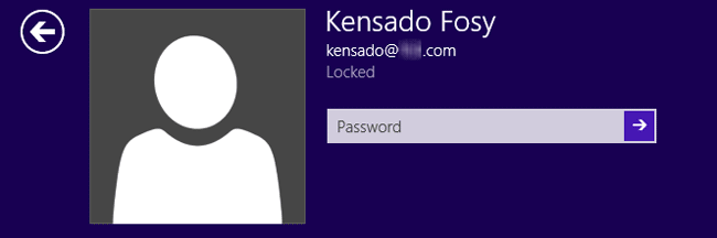 log in windows 8 without password