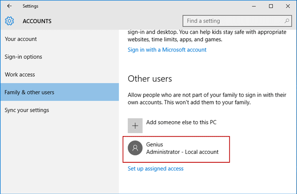 How to Delete Account and Data from Windows 10