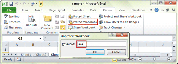 excel vba disable read only message box