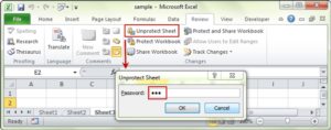 remove read only in excel sheet