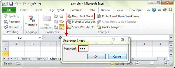 How To Remove Excel Sheet Protection 2007