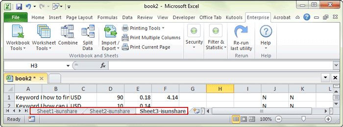 3 Ways To Rename Multiple Worksheets Manually Or Automatically In Excel ISunshare Blog