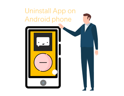 uninstall app android phone