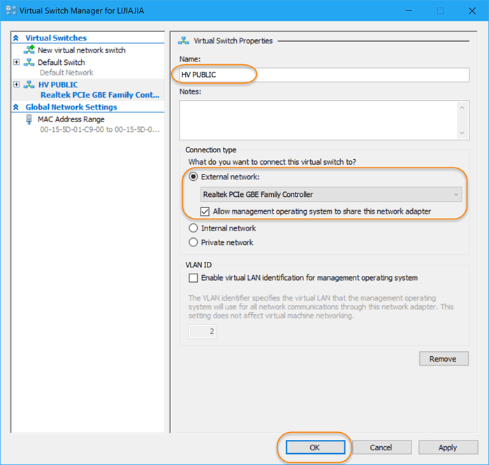 realtek pcie gbe family controller no internet access