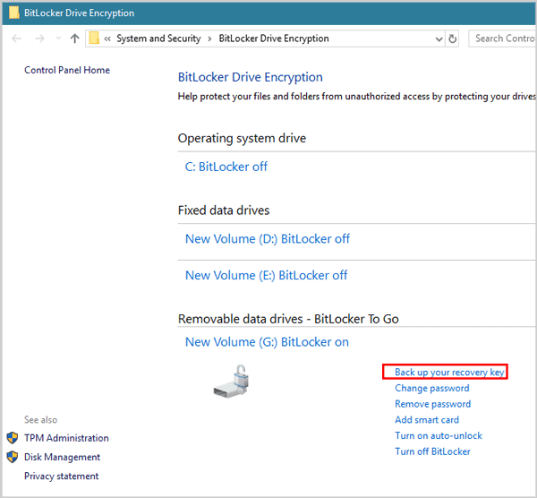 bitlocker recovery key generator