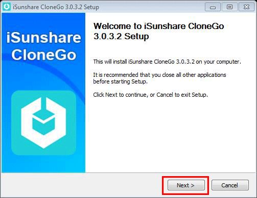 install iSunshare CloneGo