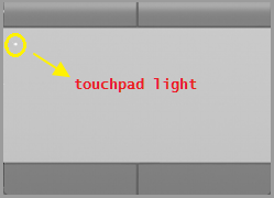 touchpad light