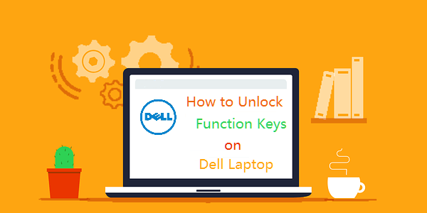 unlock function keys on dell laptop