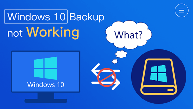 windows 10 backup not working