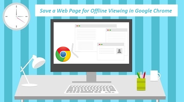 save web pages in Chrome