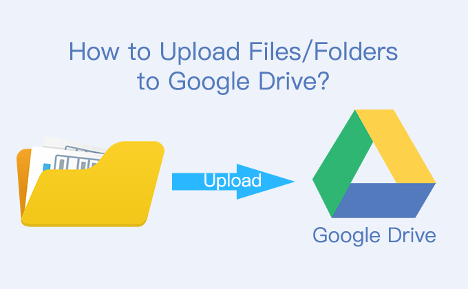 How to upload files or folders to Google Drive