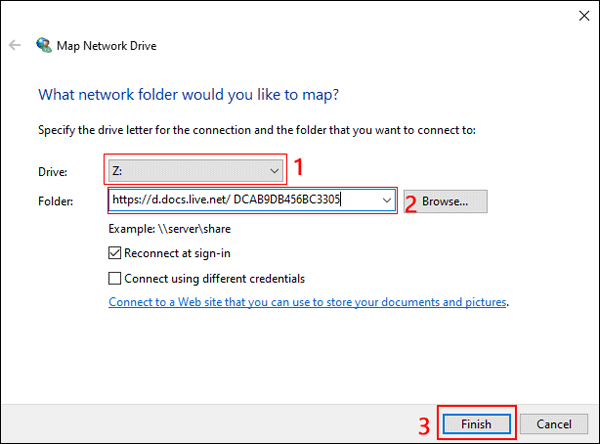 map network drive