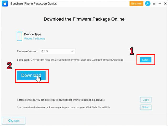 download firmware package