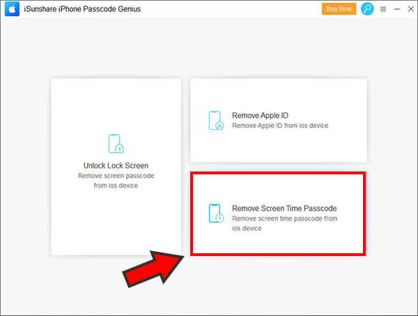 choose remove screen time passcode