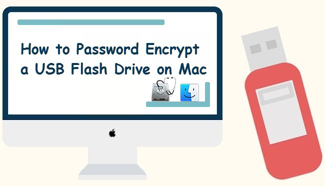 how to password encrypt a usb flash drive on mac
