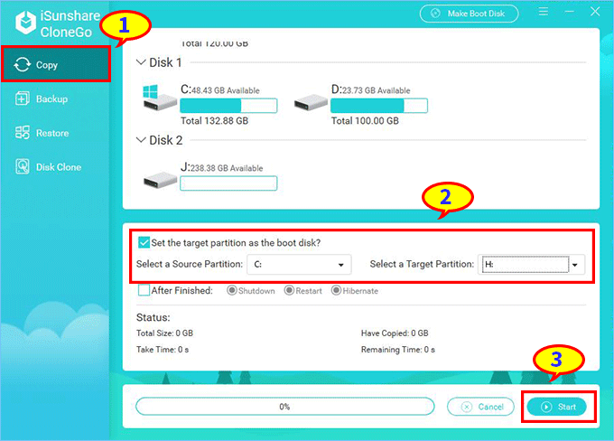 move C drive to new hard drive