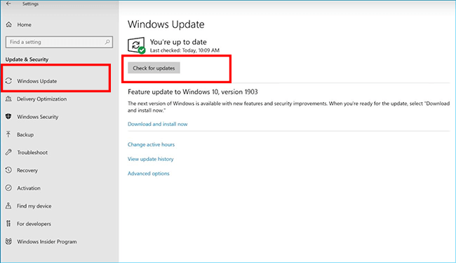 update Windows 10