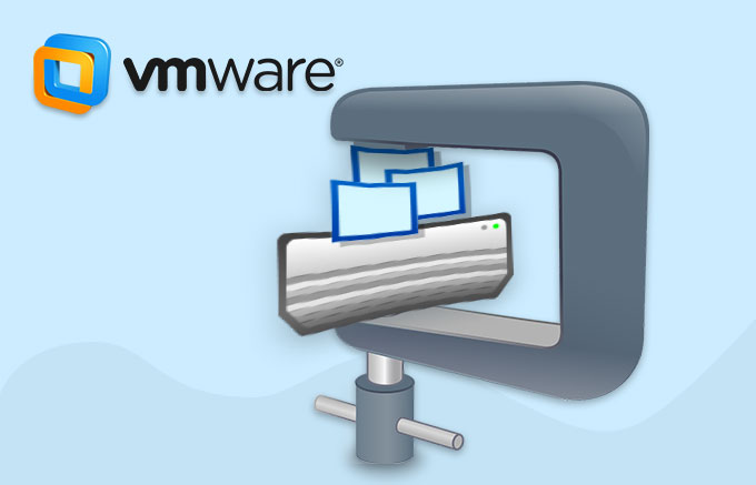 how to shrink virtual machine disk vmdk size in vmware