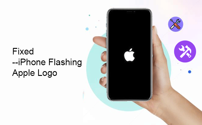 fixed iPhone flashing Apple logo