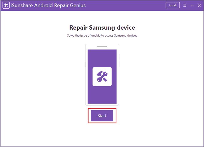 start-android-repair-genius