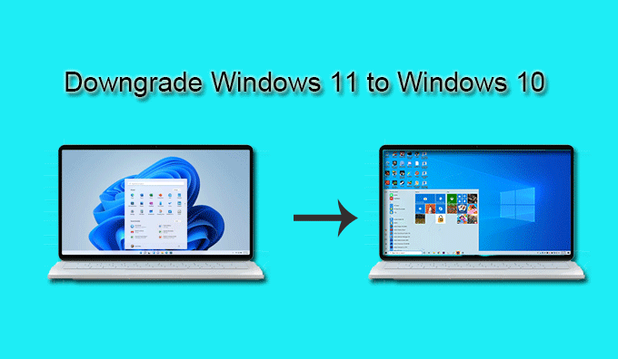 downgrade Windows 11 to Windows 10