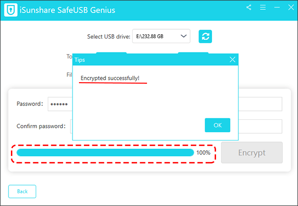 encrypt successfully